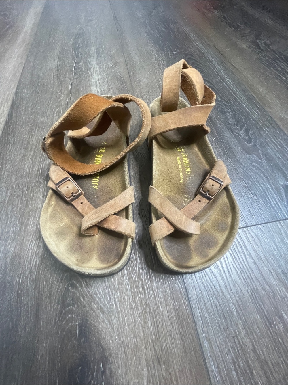 Birkenstock Yara Suede Strappy Sandals 5/36